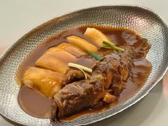 桃花鳜鱼烧年糕-苏梦江南·淮扬菜(夫子庙店)