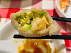 韭菜鸡蛋虾仁莜面饺子-西贝(上海新梅广场店)