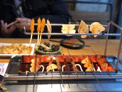 会自己转的烧烤炉-悦屋老板娘的烤肉店(紫薇田园店)