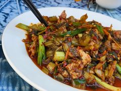 酸菜炒肉-郭氏沙坝鱼庄＆白族特色菜