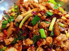 香辣猪颈肉-侯家庄阿才有品私房菜馆