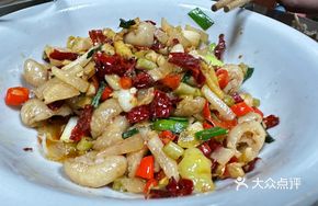 Dry-Fried Sichuan-style Pickled Radish with Pork Intestines