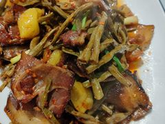 陕南干豇豆炒腊肉-钟记家菜(红专南路店)