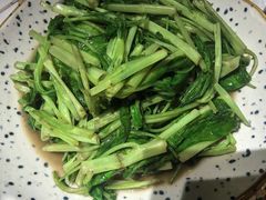虾酱空心菜-十面欢腾·海鲜面·台式Bistro(长乐路店)