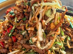 牛肉鸡场炒面-跃跃鸡肠面(人民北路店)