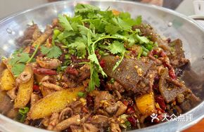 Spicy Chicken and Chicken Offal Combo