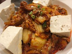 炒辣菜猪肉豆腐-Chung sol bat