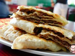 三皮两馅肉饼-北京清真房记小吃店