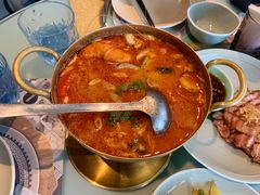 海鲜冬阴功汤-CHINCHIN 青青·泰国料理(万象食家店)
