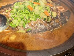 酱香味烤鱼-探鱼·鲜青椒爽麻烤鱼(广州欣荣广场店)