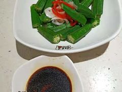 白灼秋葵-如轩·海鲜砂锅粥·潮汕菜(小榄店)