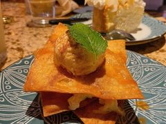 玉米团配香草冰激凌-墨纪Mojí墨西哥餐厅(官舍店)