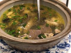 鸭血原味老鸡汤-久宴·天目湖大鱼头(恐龙园店)