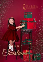 -后宫·古装汉服京剧儿童亲子全家福摄影