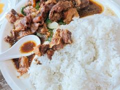 芥蓝牛肉饭-潮悦牛肉火锅城(水贝店)