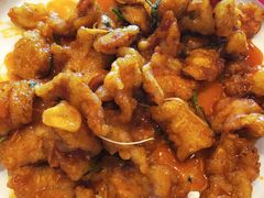 特色锅包肉-闯关东东北农家菜(崂山石老人店)