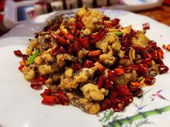 干煸鱿鱼须-天天初二·天津传统捞面·天津特色菜(凌奥总店)