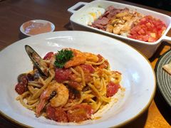 辣味海鲜意大利面-秀儿家の小确幸花园西餐厅