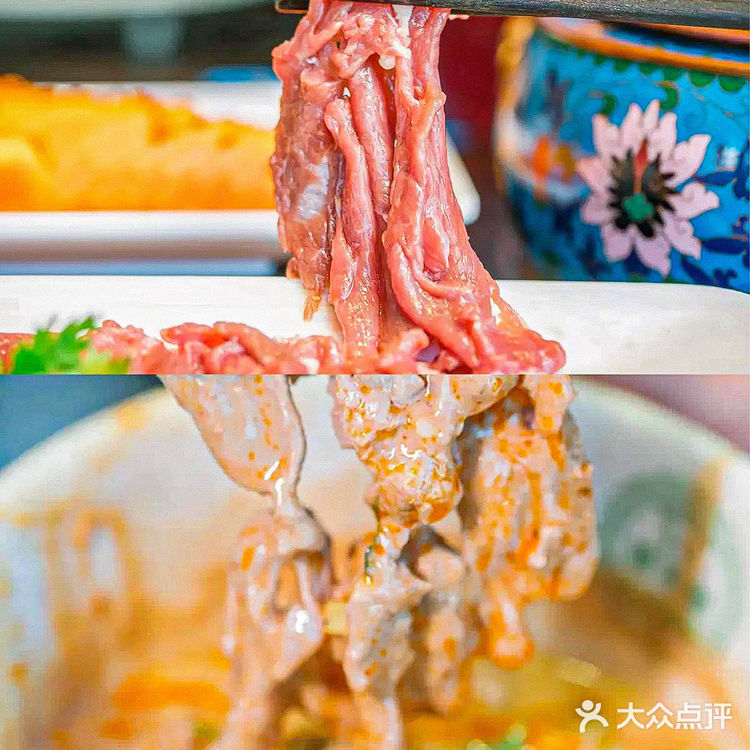 有黏糊糊爱好者吗!铜锅涮肉蘸麻酱绝了!!