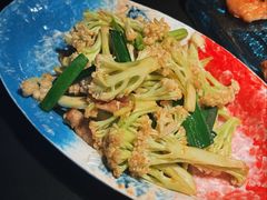 蒜苗炒台山菜花-粤·向群饭店(二沙岛店)