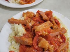 番茄猪扒饭-好好滋味茶餐厅
