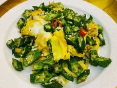 秋葵炒蛋-新疆巴州金丝特餐厅(大钟寺店)