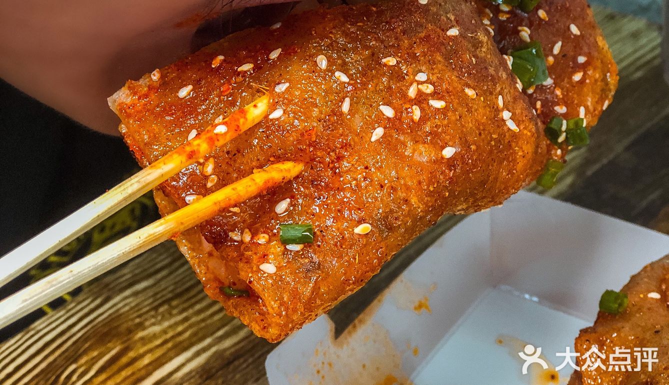 在海口终于吃到了‼️比四川还好吃的烤苕皮🔥