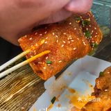 在海口终于吃到了‼️比四川还好吃的烤苕皮🔥