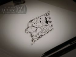 -幸运7纹身刺青Lucky7tattoo