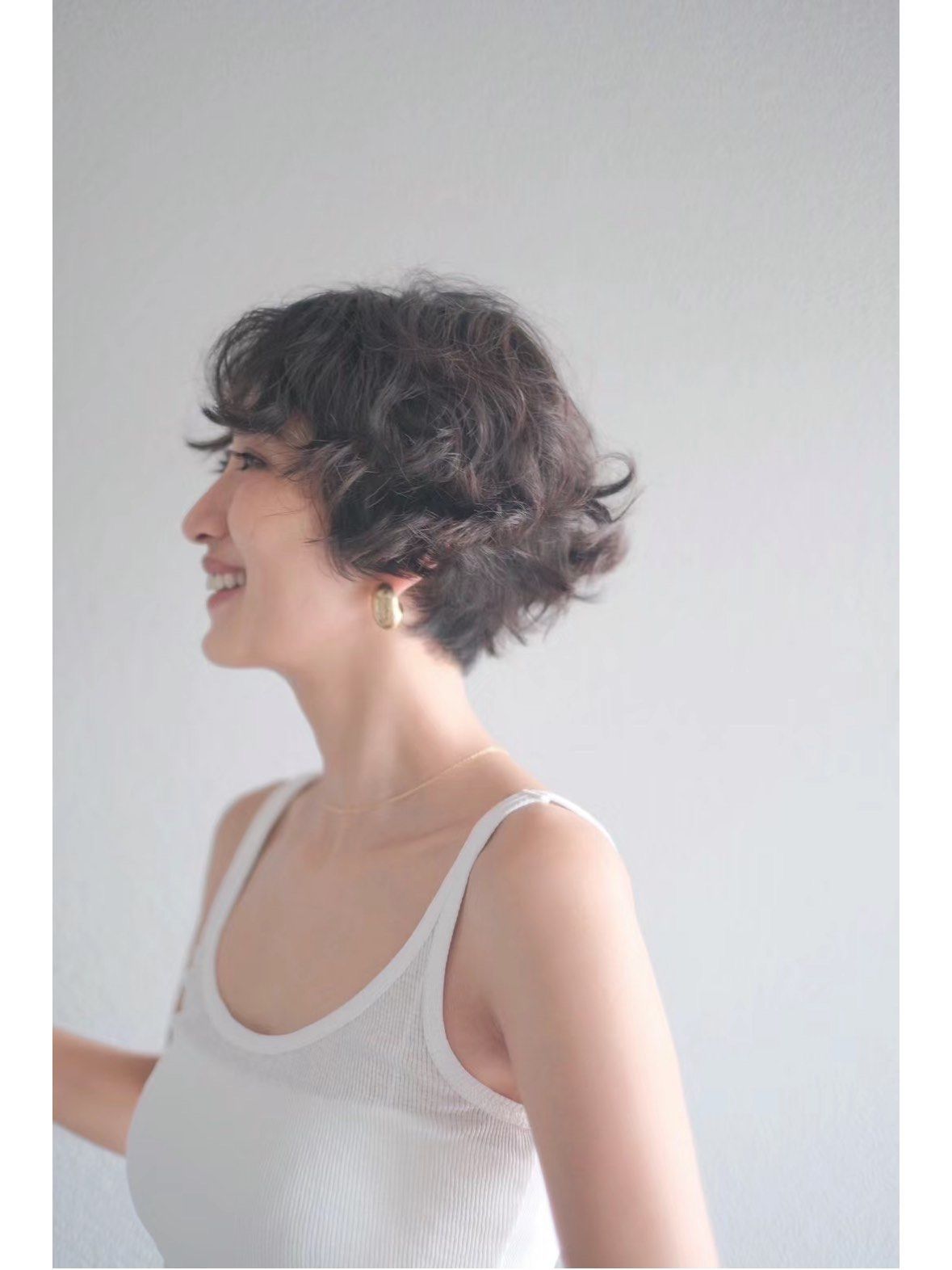 短卷发 #简单又好看的发型