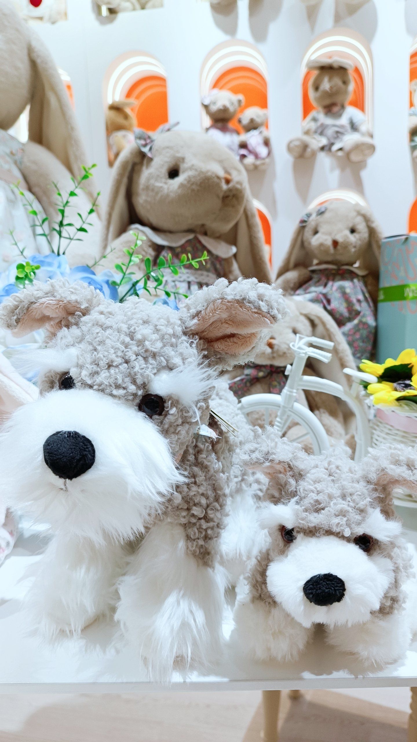 毛茸茸狗狗玩偶