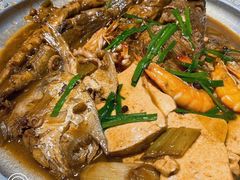 -东来菜馆•手抓海鲜家常菜•海鲜锅贴(鸽子窝店)