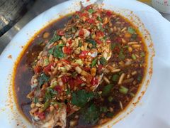 凉拌鲫鱼-陈小肠自助火盆烧烤(海门渔村美食街店)