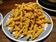 咸蛋黄焗杏鲍菇-锦上中式酒馆(南内环店)