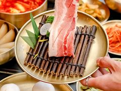 厚切猪五花-西塔老太太泥炉烤肉(海上世界店)