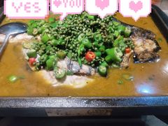 -探鱼·鲜青椒爽麻烤鱼(天一广场店)