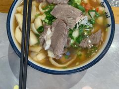 干切牛肉刀削面-河州春清真西北特色美食(虎踞路店)