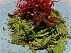 麻油菌菇丝瓜尖-沿途四季·云南菜(建外大街店)