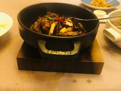 云南鸡纵菌炒爽肉-香然会·园林雅宴(陆家嘴店)