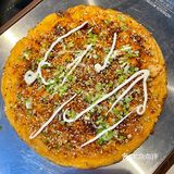 腌鸡排剩余的面糊变成披萨🍕[胜利][胜利][胜利]