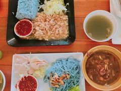 -蝶豆花蓝面条
