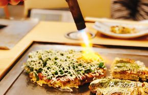 Scallion Burned Osaka Pancake