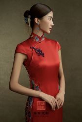 点击看大图 -藤薰定制中式嫁衣礼服旗袍店