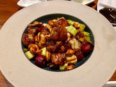 神仙果仁宫保肥肝-君悦酒店·1881·北京烤鸭