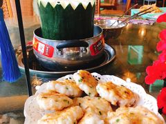 煎墨鱼饼-尚竹阁冬瓜盅·18年地标美食(平洲店)