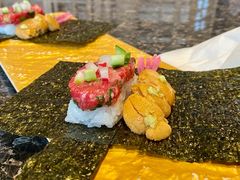 海胆生牛肉手卷-老乾杯和牛烧肉(王府中环店)