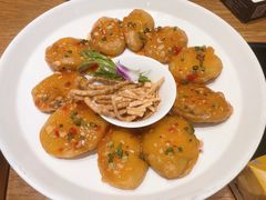 泰汁鱼香茄饼-鸡毛店·川菜(双楠店)