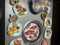 -九寸花汀海鲜烤肉自助(中东迪克店)