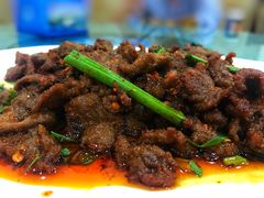 孜然牛肉-清真麦加餐厅牛肉馆