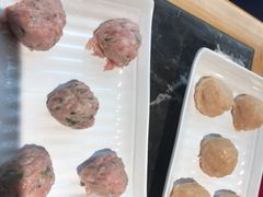 香菜肉丸+鸡肉丸-火锅岛潮牌自助餐厅(天津天佑城店)